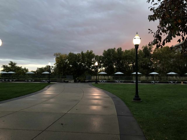 CMU patio
