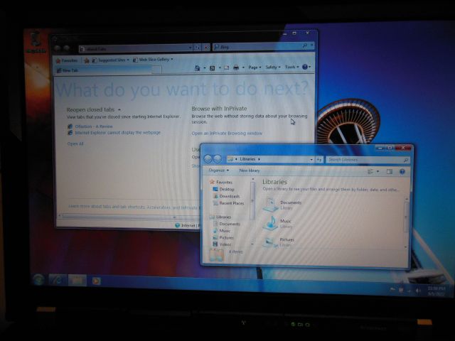 Internet Explorer 8
(Windows 7)
