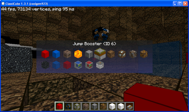 ClassiCube - Infiniminer clone server
Don't remember the IP for this one, it could be in the server list, might not...
