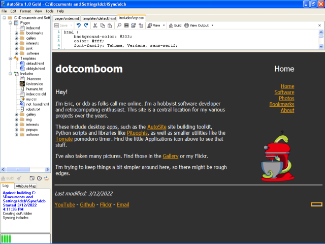 Building dcb.somnol v5 on Windows XP
