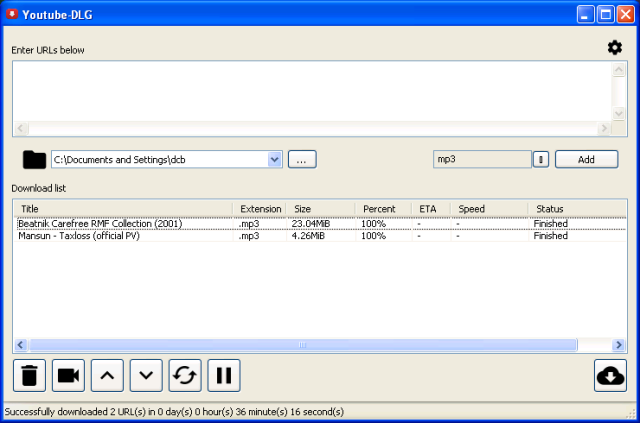 YouTube-DLG on Windows XP
[url=https://github.com/yt-dlg/yt-dlg]yt-dlg[/url] with XP support. 
