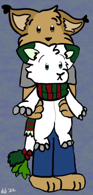 On Hold
Lince holding a lil plushie bori lad,,
Keywords: Lince,Cedrus,neopets